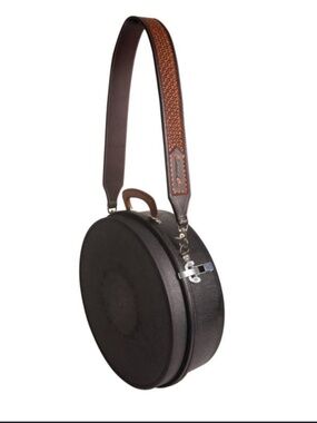 Black Rope Can w/ Feather Leather Strap